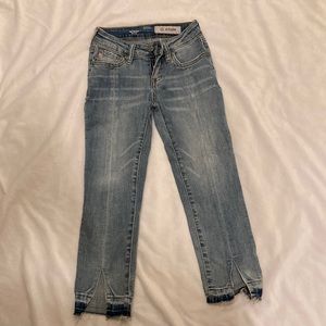 The Teegan slim crop kids jeans